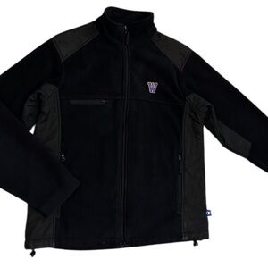 Vintage Washington Huskies NCAA Turfer Athletics Men’s Full Zip Fleece Jacket Sm